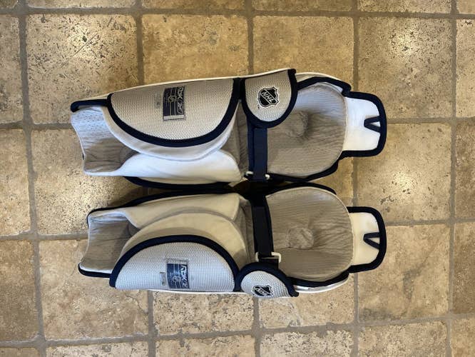 NHL Pro Stock Reebok 8K Shinguards 15” (Liners, Calf Guard, and Straps are removable)