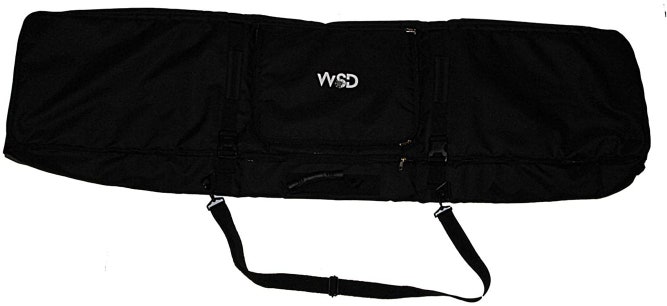 NEWWheelie Bag Snowboard Fully Padded Bag Wheelies Heavy Duty Travel Bag with Wheels and Backpack St