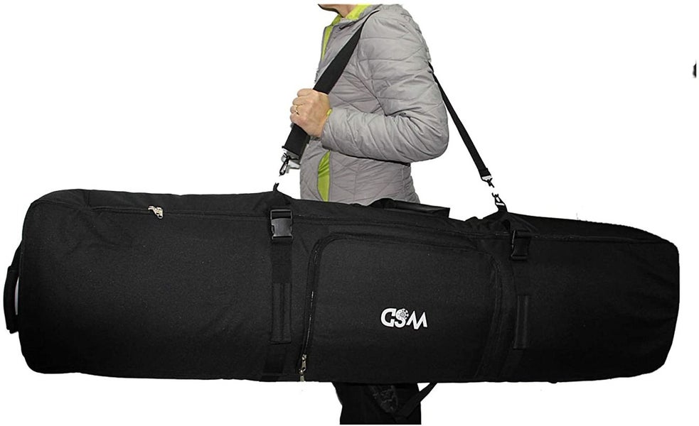 NEW Wheelie Bag ski Snowboard Fully Padded Bag Wheelies Heavy Duty Travel Bag with Wheels /straps