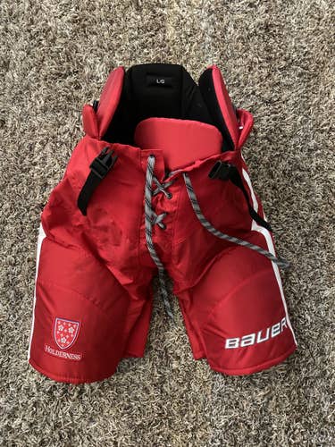 Red Senior Large Bauer Pro Stock Nexus Hockey Pants