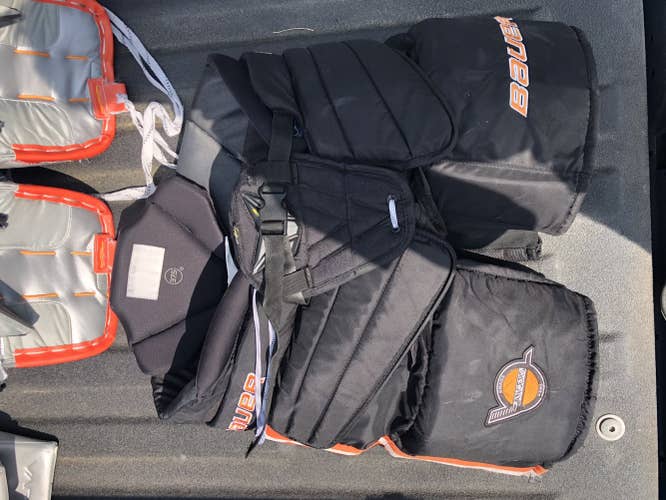 Used Large Bauer Pro Stock Supreme 2S Pro Hockey Goalie Pants