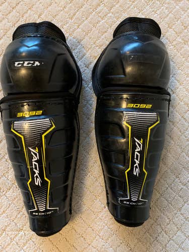 Used Youth CCM Tacks Shin Pads