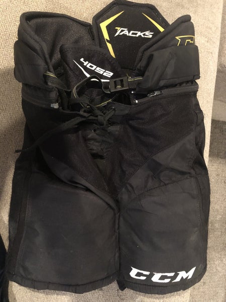 Black Junior Small CCM Tacks 4052 Hockey Pants
