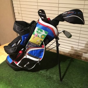 Top Flite Junior Set (Driver, 9 Iron, Putter) & Matching Stand Golf Bag
