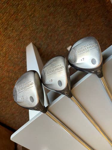 Callaway Big Bertha Steelhead III Fairway Wood Set *Used*