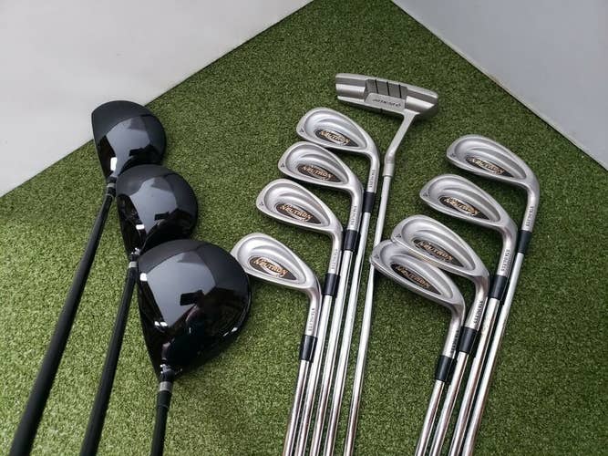 Dunlop Neutron Set (1-3-5 Wood, 3-9 Iron, PW) MRH Regular (LS2554) + Putter