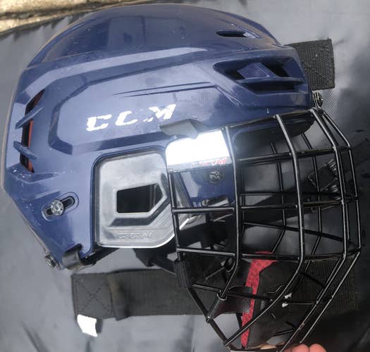 Used CCM 710 helmet with cage
