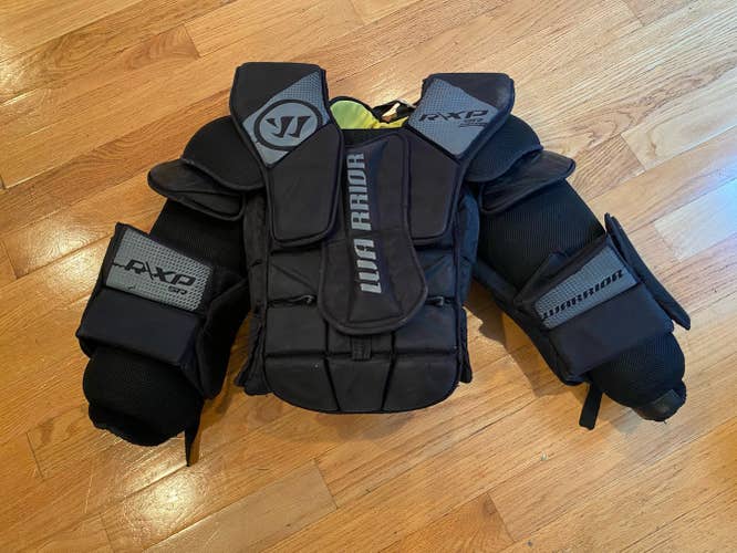 Used Senior Medium Warrior Ritual XP Goalie Chest and Arm Protector