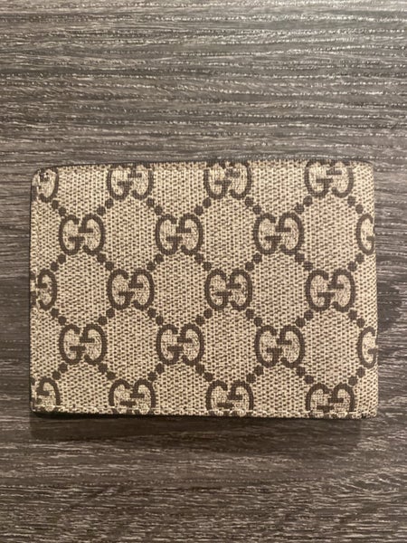 Gucci Tiger Print GG Wallet Beige/Ebony