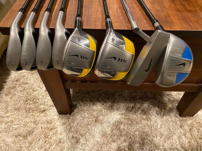 Used Junior Nike Right Handed Clubs (Full Set) 8 Pieces