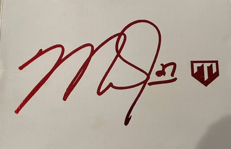 White Youth Metal Nike Trout