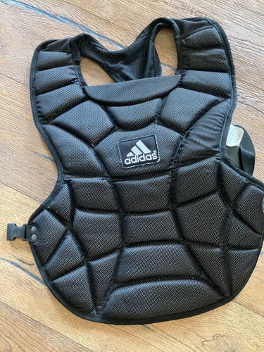 Black Youth Adidas Catcher's Chest Protector