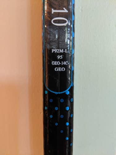 Bauer NEXUS GEO Hockey Stick LEFTY P92M 95 flex Senior D1 Pro Stock +2.0"