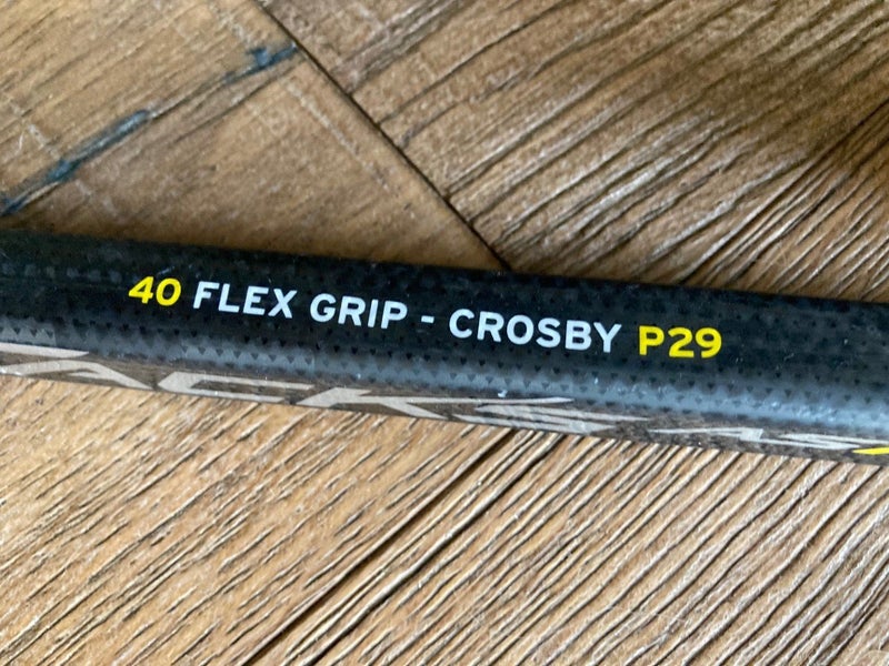 CCM Youth Right Handed Super Tacks AS1 Grip Hockey Stick Mid Pattern Pro Stock Crosby P29