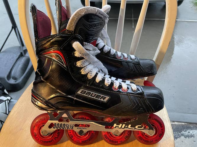 Senior Bauer Regular Width Size 9.5 Vapor XR800 Inline Skates
