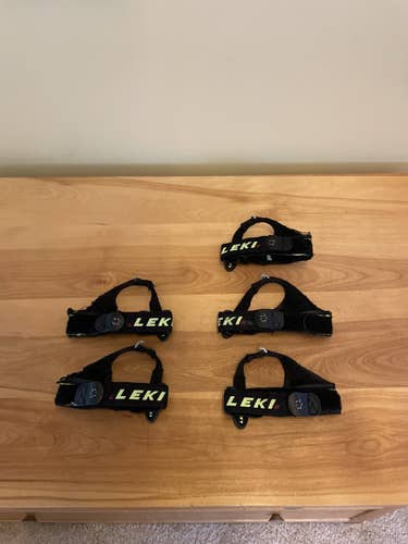 2 Pairs Leki Trigger Pole Straps + extra right hand