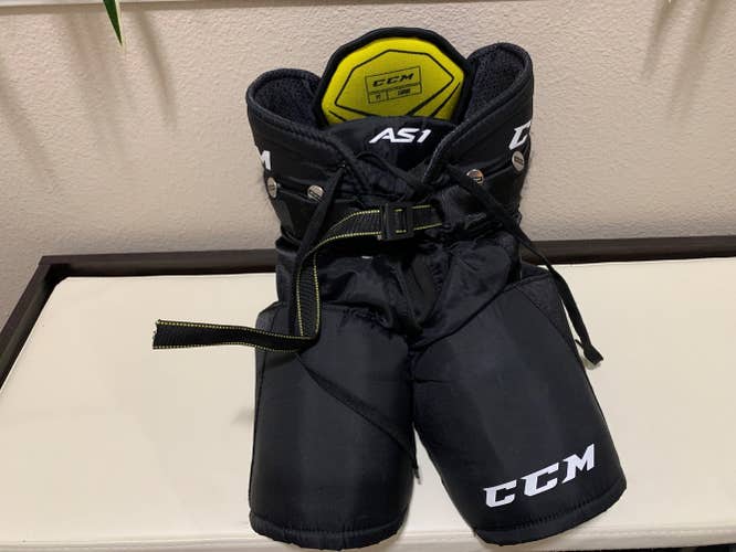 Youth Large Black CCM Super Tacks AS1 Pants