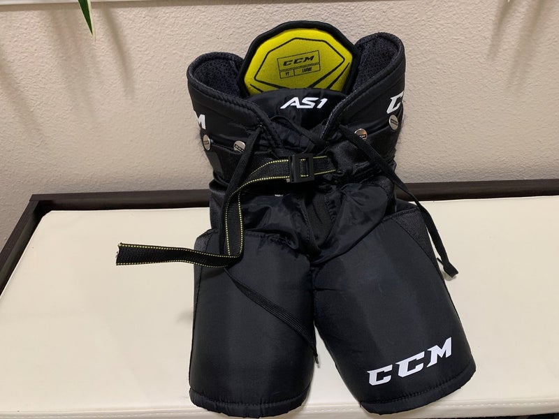 Youth Large Black CCM Super Tacks AS1 Pants