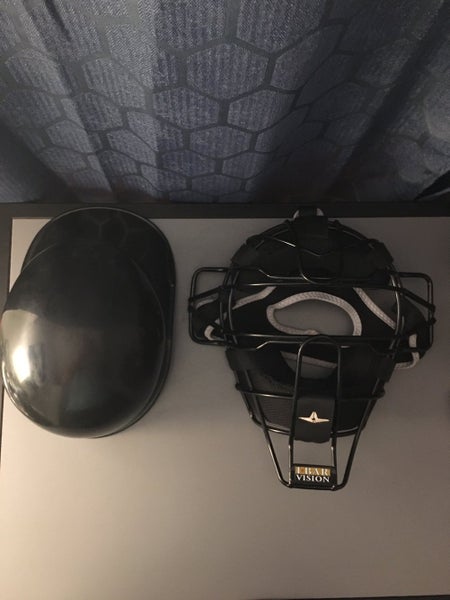 All Star Catchers Mask and EvoShield Skull Cap