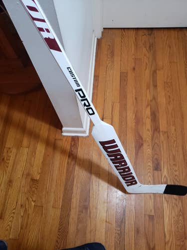 Used Senior Warrior Regular Custom Pro Goalie Stick 27" Paddle Pro Stock