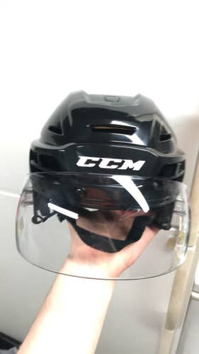 Black New CCM  Tacks 310 Helmet (DOES NOT COME WITH VISOR)