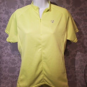 Womens Bontrager SSR SS WSD Cycling Jersey, Yellow, Size Large