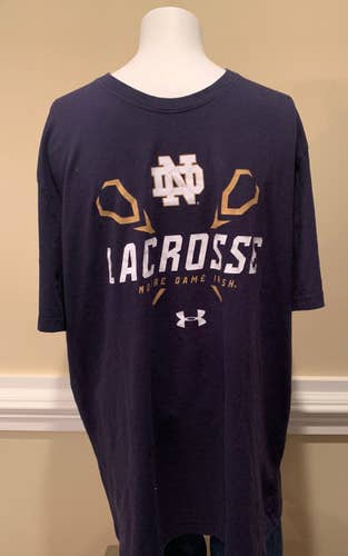 Under armour  Notre dame lacrosse loose coupe tee