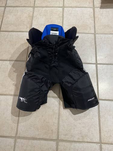 Black Senior Large Bauer Pro Stock Nexus Custom Pro Hockey Pants