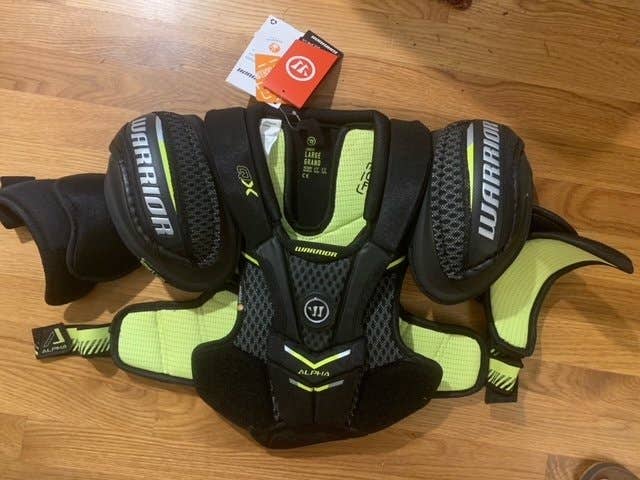 New Junior Large Warrior Alpha QX Shoulder Pads
