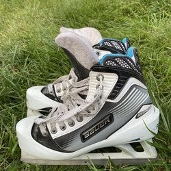 Bauer Regular Width  Size 6.5 Reactor 6000 Hockey Goalie Skates