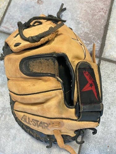 Used Kid Pitch (9YO-13YO) All Star Right Hand Throw CM1200BT Catcher's Glove 31.5"