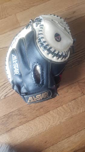 Used All Star Right Hand Throw CMW2510 Catcher's Glove 33.5"