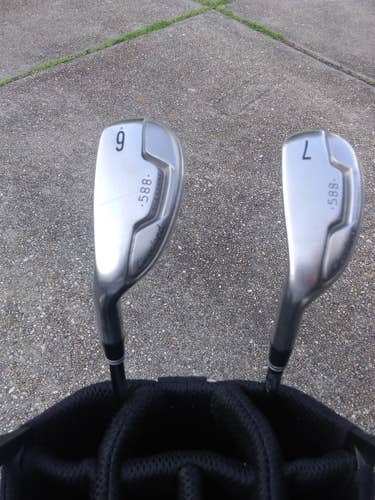 Men's Cleveland Left Hand 588 Altitude 6 & 7 irons steel/graphite