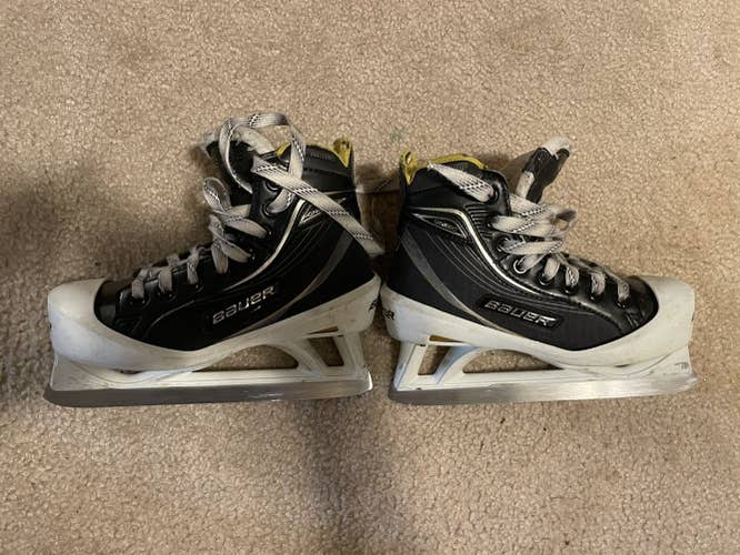 Used Bauer Regular Width  Size 1 Supreme ONE60 Goalie Skates