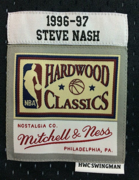 Men's Mitchell & Ness Steve Nash Black Phoenix Suns 1996 Hardwood Classics Authentic Jersey