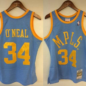 Shaquille O'Neal Los Angeles Lakers MPLS Mitchell & Ness Authentic Jersey Shaq