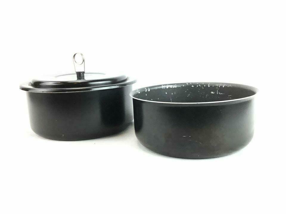 MSR Blacklite Classic Black 2 Pot Backpacking Cookware Cookset