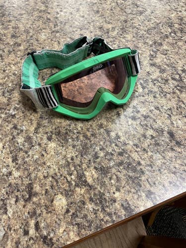Green Unisex Shred Medium Ski Goggles