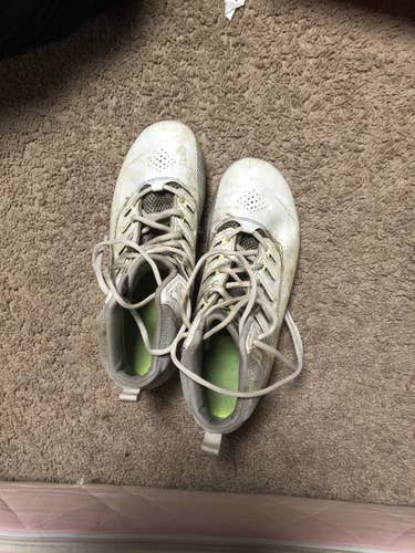 White Youth Molded Cleats Low Cut Paul Rabil