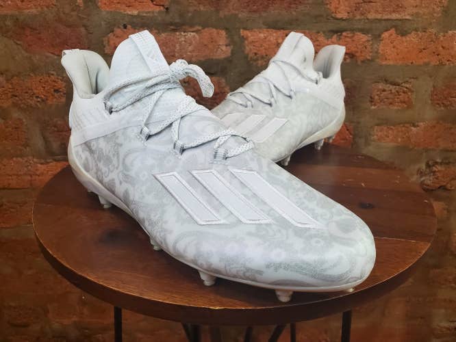 Adidas Adizero Young King New Reign White Football Cleats Size 10