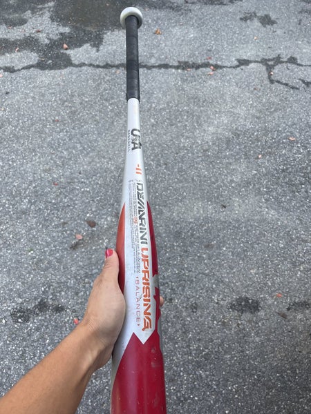 Used Kid Pitch (9YO-13YO) 2021 DeMarini Alloy Uprising DX1 Bat (-11) 18 oz 29"
