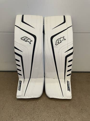 Used 34”+1 Brian’s OPTiK Pro (FLX) Hockey Goalie Leg Pads