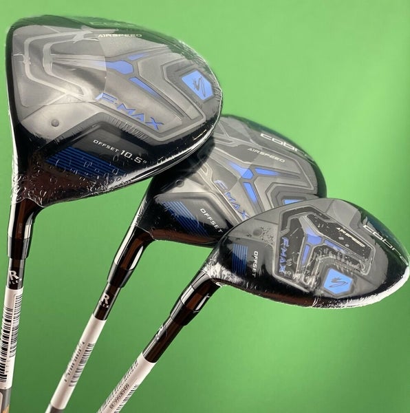 Cobra F-Max Airspeed Offset Golf Club Set LEFT Hand Regular R-Flex w/ Covers NEW