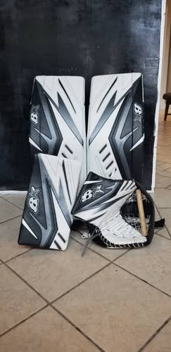 Wht/Blk 34 + 1.5" Brians Optik 2 Pro Stock Custom Set Like New