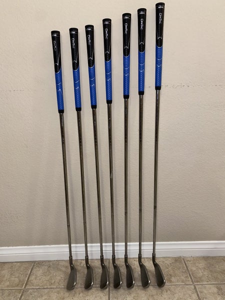 Used Men's Ping Left Hand G5 Iron Set Regular Flex Steel Shaft