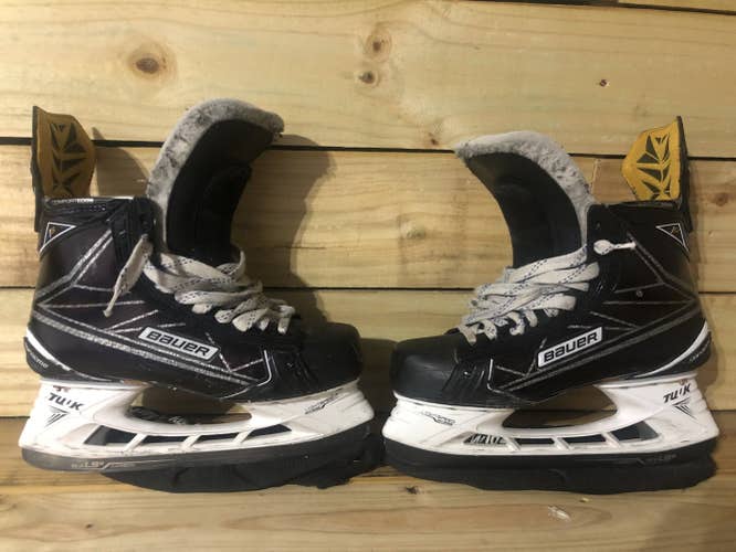 Senior Used Bauer Supreme 1S Hockey Skates Pro Stock Size 9.75