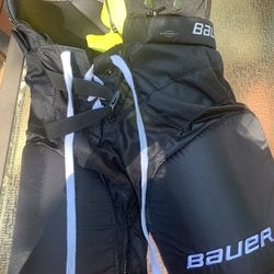 Black Junior Used Large Bauer Supreme S29 Hockey Pants