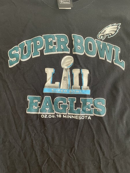 Medium Black Eagles Super Bowl Shirt