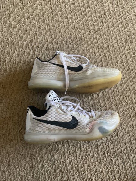 White Used Size 11 (Women's 12) Nike Kobe 10 Shoes