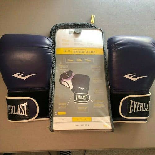 Everlast Women's Blue Advanced Training Boxing Gloves 12oz Ta:12